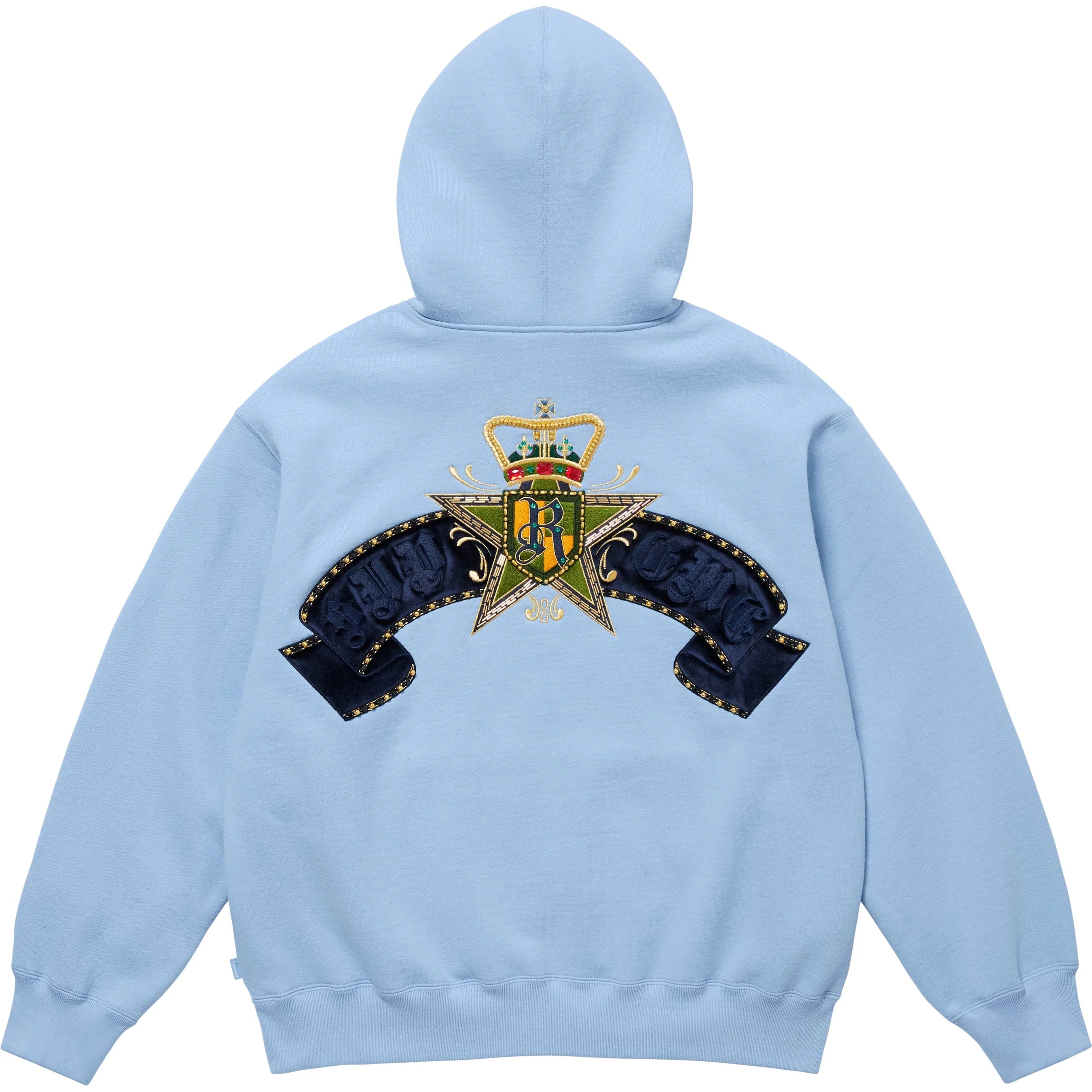 Crest Zip Up Hooded Sweatshirt view 10